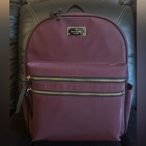 Kate Spade Wine Purple Backpack (Brand new, never used/tag still on bag)